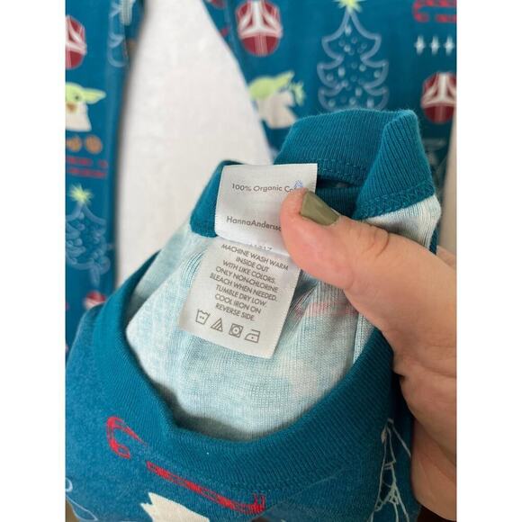 Hanna Andersson Star Wars Baby Yoda Grogu Christmas Organic Cotton Womens L/XL - Picture 7 of 11